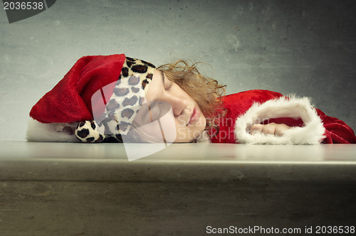 Image of Sleeping Santa