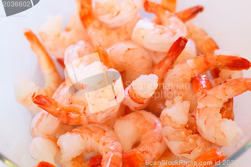 Image of Some prepared shrimps