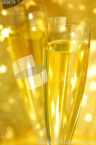 Image of Flute Champagne glasses