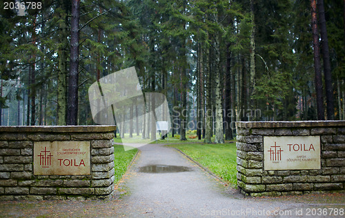 Image of Cemetery of German soldiers in Toila, Estonia.