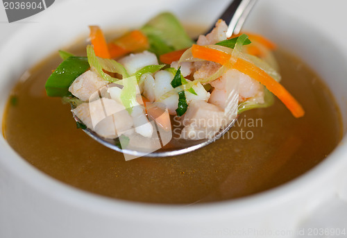 Image of Rustic indonesian chicken soup