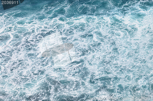 Image of Sea ??foam in the surf zone background