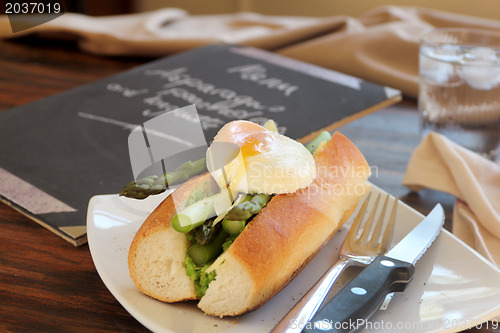 Image of Asparagus And Poached Eggs