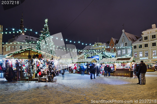 Image of The christmas market in Tallinn