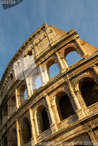 Image of colosseum vertical