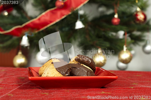 Image of Christmas sweets on the table