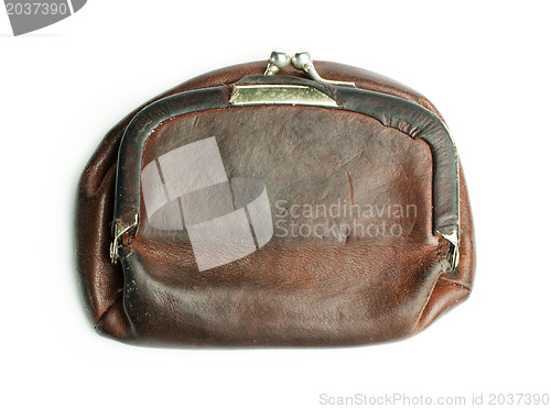 Image of Old ladies leather purse