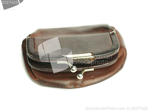 Image of Old ladies leather purse