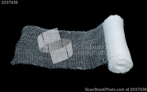 Image of White roll bandage