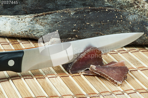 Image of Homemade natural veal dried meat