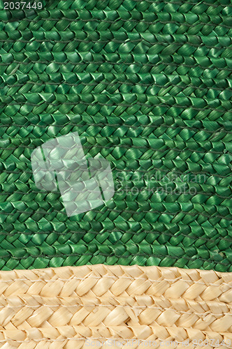 Image of Woven straw background