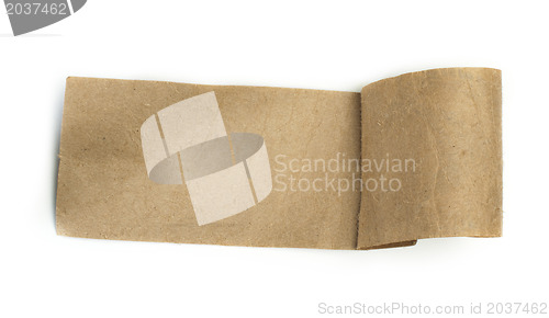 Image of Brown paper label