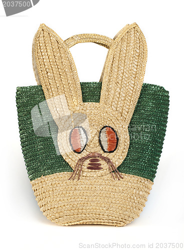 Image of Straw beach bag