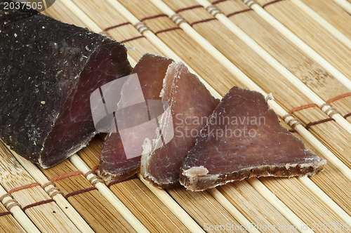 Image of Homemade natural veal dried meat