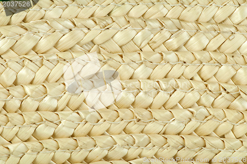 Image of Woven straw background