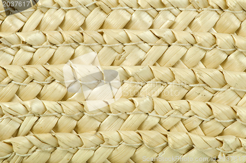 Image of Woven straw background