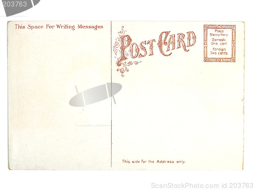 Image of Old greeting card from USA