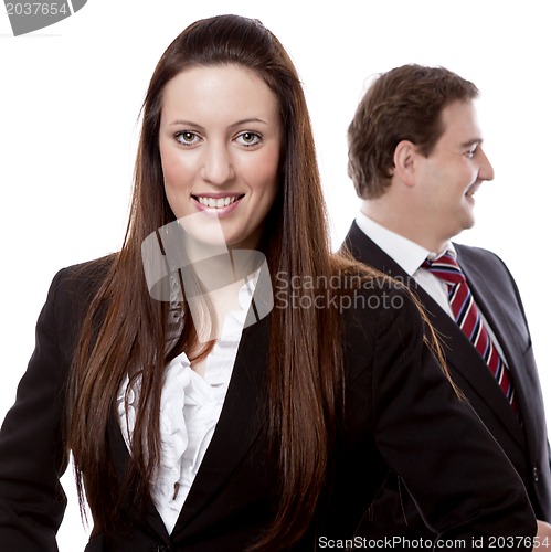 Image of business team diversity happy isolated