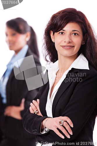 Image of business team diversity happy isolated