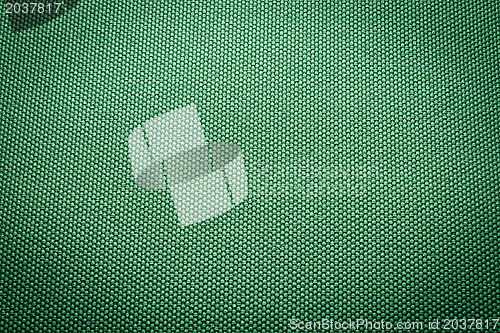 Image of Vintage green canvas cloth texture background 