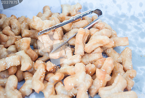 Image of Deep fried dough stick with white sesame