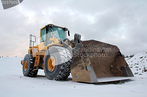 Image of Wheel Loader at Winter Sand Pit