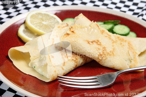Image of Crepes with a fork