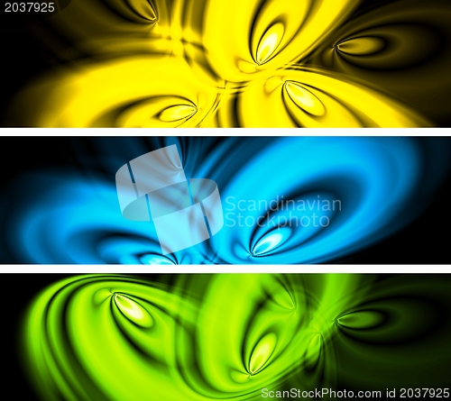 Image of Bright abstract banners