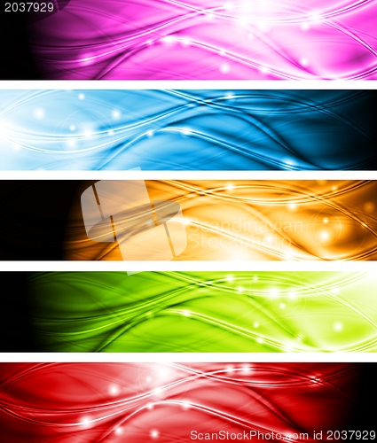 Image of Vibrant vector banners