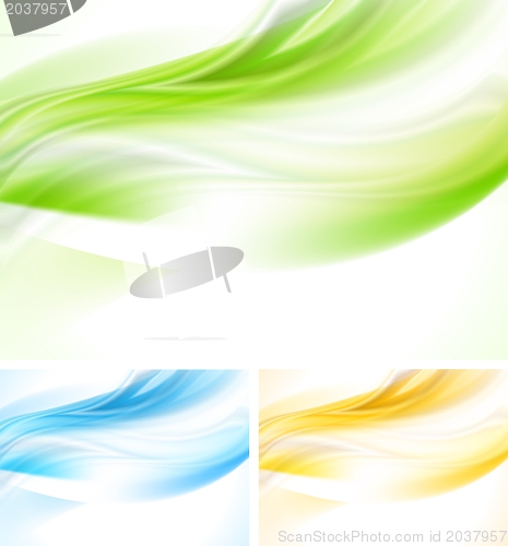 Image of Colourful wavy design