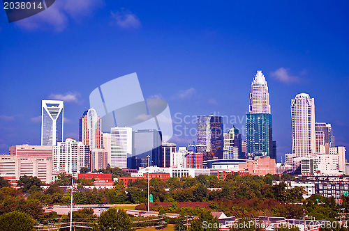 Image of Skyline of Uptown Charlotte, North Carolina.