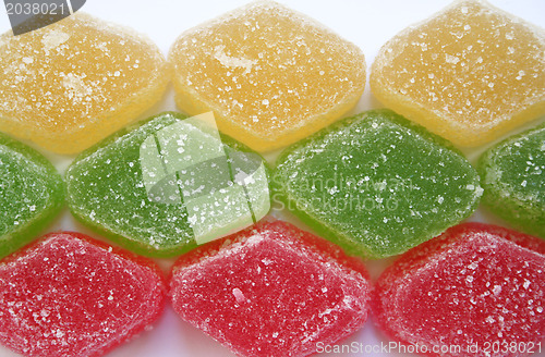 Image of Colorful Jelly Candy as Background