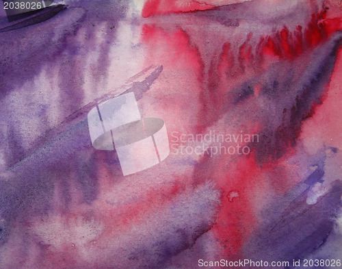 Image of Abstract watercolor background on paper texture