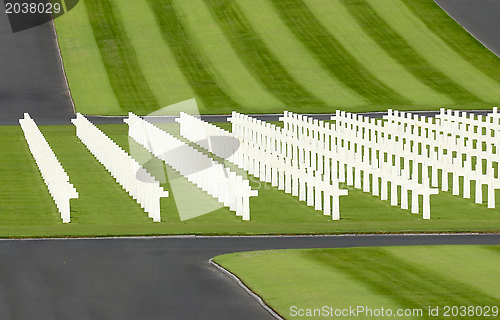 Image of WWII american military cemetery