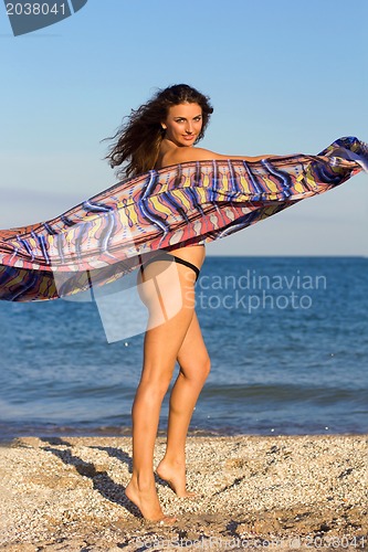 Image of Cheerful young woman