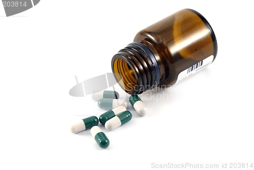 Image of Pills out from the bottle