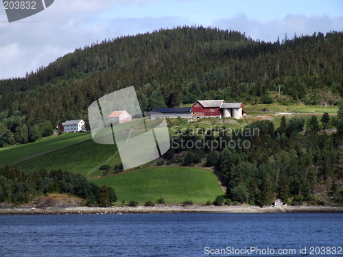 Image of Tiny village in Scandinavia