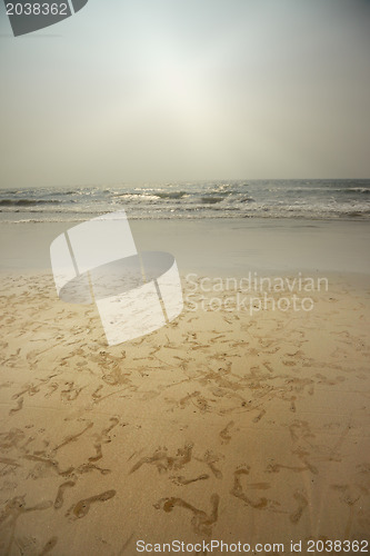 Image of Footprints at the beach