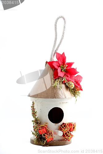 Image of Christmas Bird House