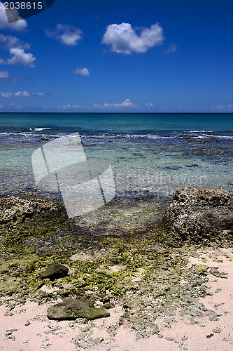 Image of beach rock and stone dominica