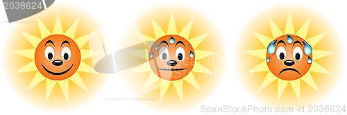 Image of Sweating summer sun