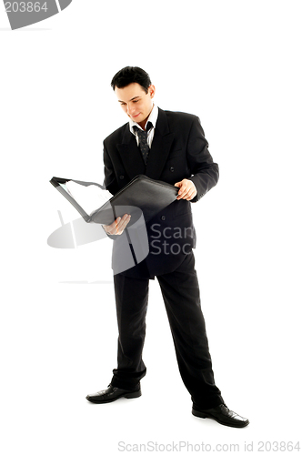 Image of businessman with folder #2