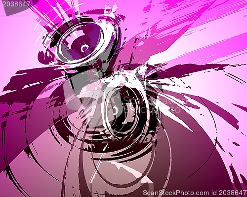 Image of Grunge Music Background