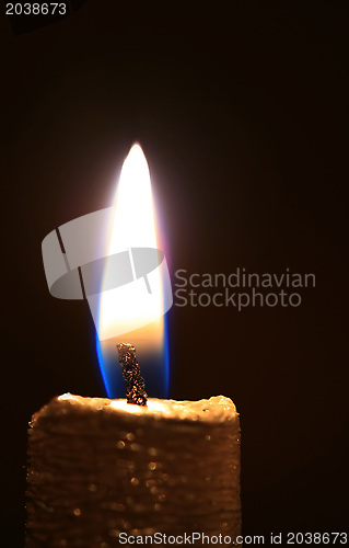 Image of Burning candle