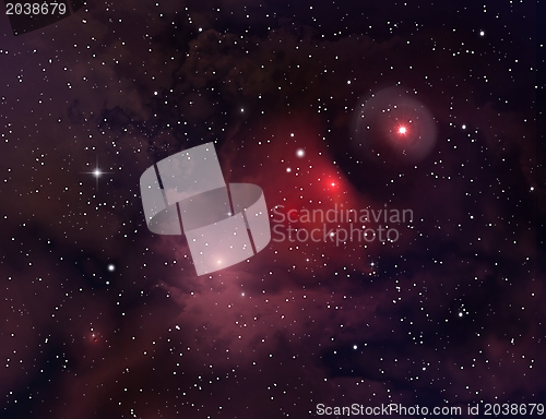Image of Nebula ( abstract background )