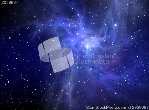 Image of Nebula ( abstract background )