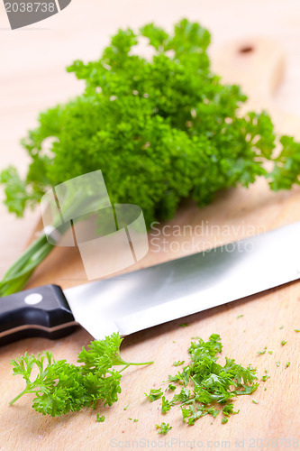 Image of chopped parsley