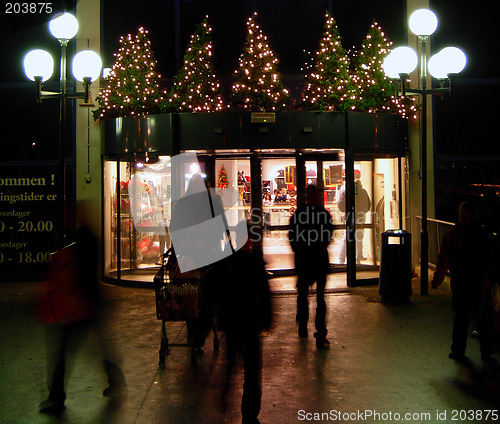 Image of Christmas shopping