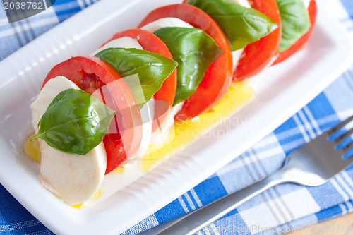 Image of caprese salad