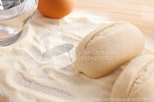 Image of unbaked baguettes